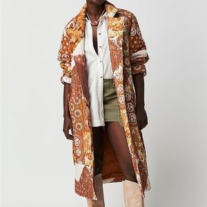 Spell Cha Cha Long Quilted Coat from Free People (M)